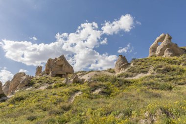 Kapadokya 'da bahar, Türkiye.