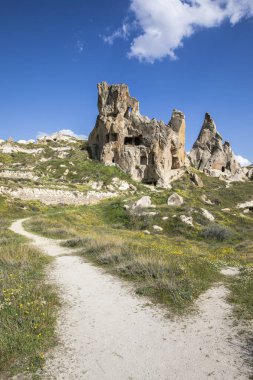 Kapadokya 'da bahar, Türkiye.