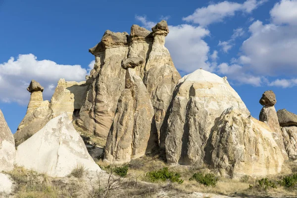 Vulkanische Tufformaties Turkije Cappadocië Nevsehir Turkije — Stockfoto