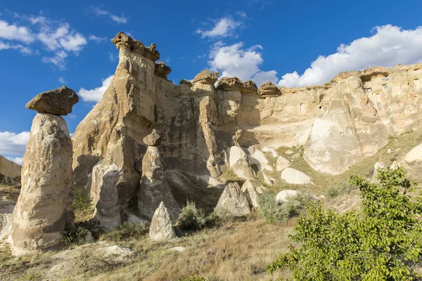 Formazioni Tufo Vulcanico Nella Cappadocia Turca Nevsehir Turchia — Foto Stock