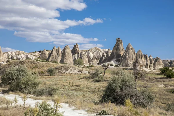 Vulkanische Tufformaties Turkije Cappadocië Nevsehir Turkije — Stockfoto