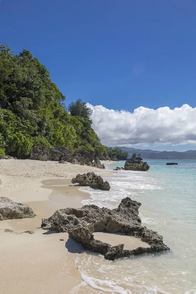 Wit Strand Boracay Eiland Filipijnen — Stockfoto