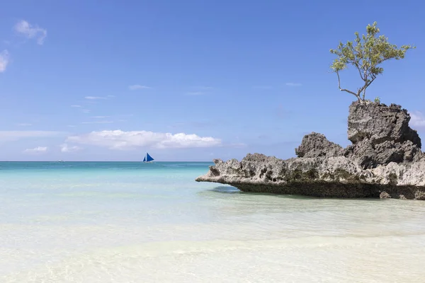 White Beach Boracay Island Philippines — Stock Photo, Image