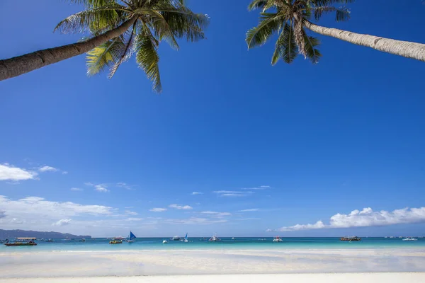 Playa Blanca Isla Boracay Filipinas — Foto de Stock