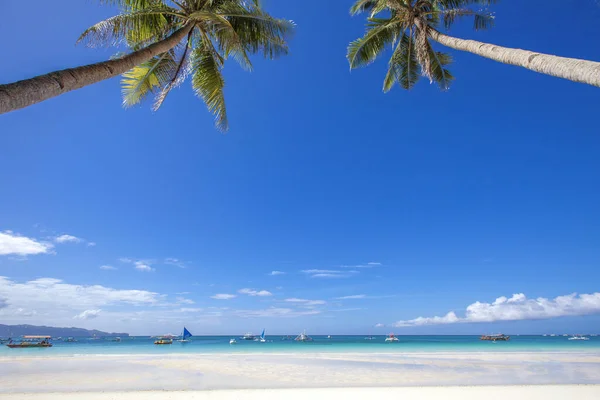 Playa Blanca Isla Boracay Filipinas — Foto de Stock