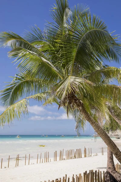 Playa Blanca Isla Boracay Filipinas — Foto de Stock