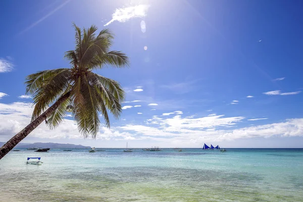 Playa Blanca Isla Boracay Filipinas — Foto de Stock