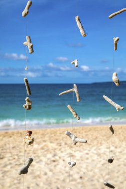 Puka Sahili, Boracay Adası, Filipinler.