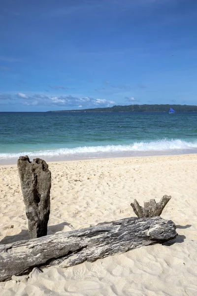 Puka Beach Boracay Eiland Filipijnen — Stockfoto