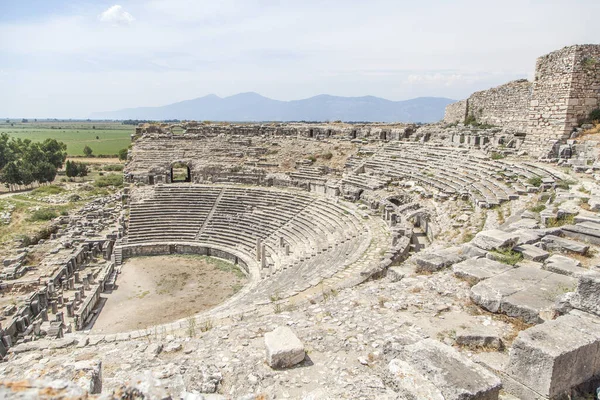 Teatro Mileto Turquía — Foto de Stock