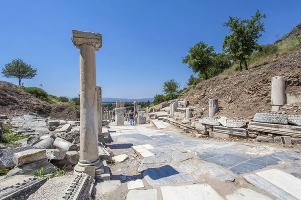 Ruins Ancient City Ephesus Turkey — Stock Photo, Image