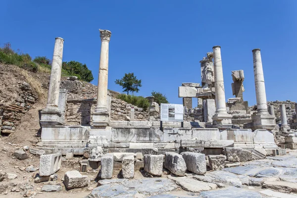 Ruinerna Den Antika Staden Efesus Kalkon — Stockfoto