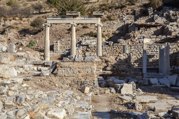 Rovine Dell Antica Città Efeso Tacchino — Foto Stock