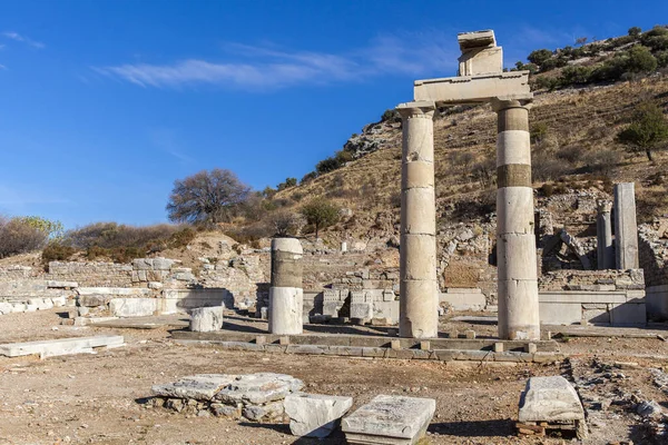 Rovine Dell Antica Città Efeso Tacchino — Foto Stock