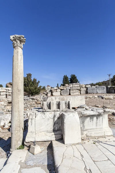 トルコの古代都市エフェウスの遺跡は — ストック写真