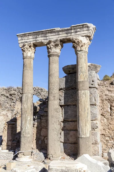 Eski Şehrin Kalıntıları Olan Ephesus Hindi — Stok fotoğraf