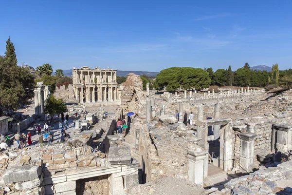 Руїни Стародавнього Міста Ефесу Туреччині — стокове фото