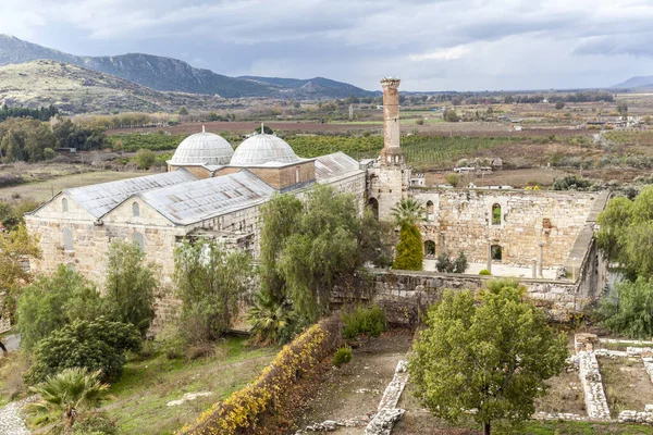 Histórica Mezquita Isa Bey Ciudad Selcuk Cerca Las Famosas Ruinas — Foto de Stock