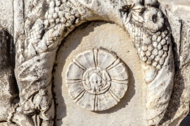 Yunan tiyatrosu, Efes, İzmir, Türkiye harabeleri.