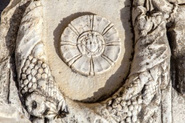 Yunan tiyatrosu, Efes, İzmir, Türkiye harabeleri.