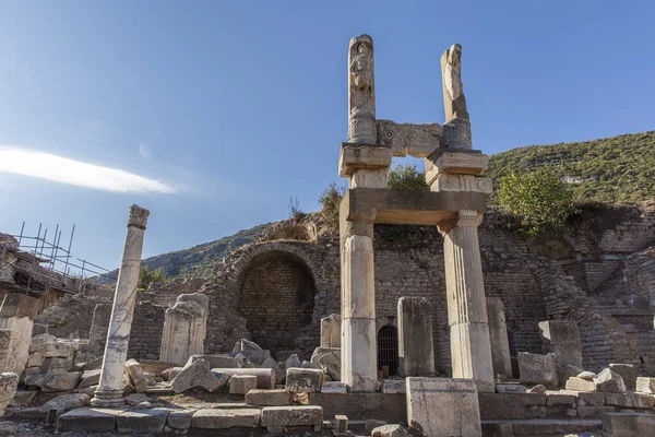 Templo Domiciano Antigua Ciudad Éfeso Selcuk Turquía — Foto de Stock