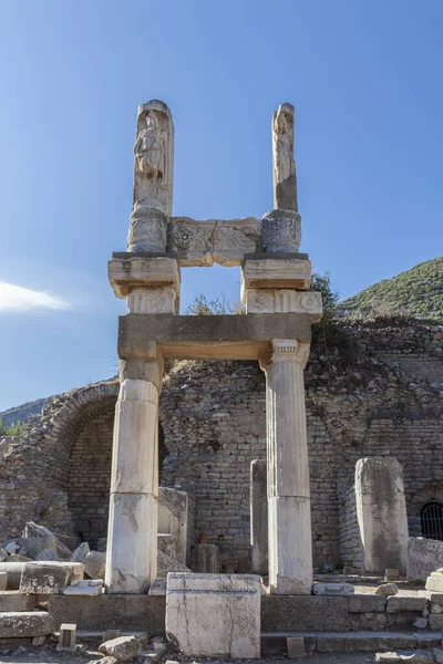 Домицианский Храм Древнем Городе Эфес Сельчуке Турция — стоковое фото