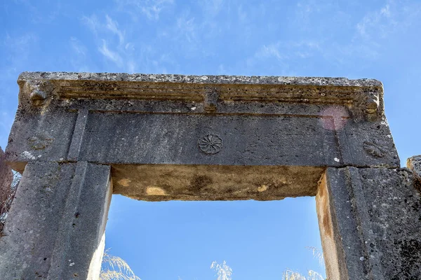 Antiga Cidade Sidyma Aldeia Dodurga Fethiye Mugla Turquia — Fotografia de Stock