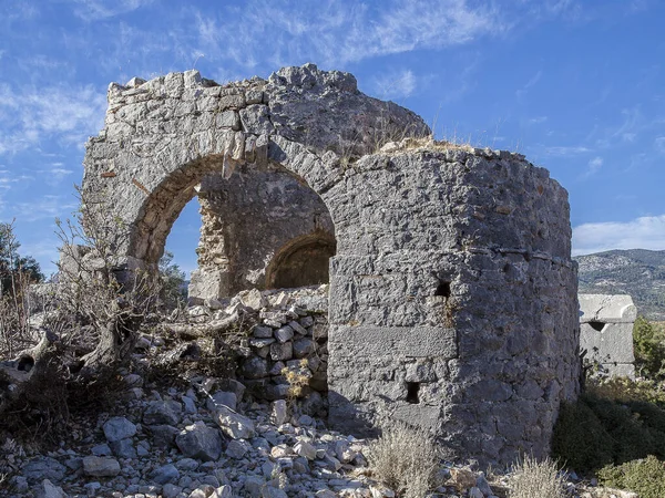 来自Dodurga村的Sidyma古城 Fethiye Mugla 土耳其 — 图库照片