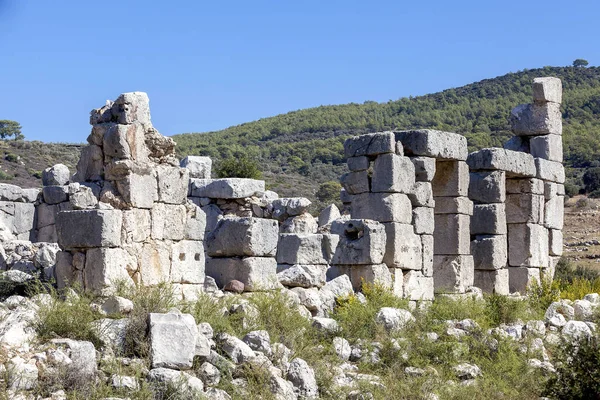 Antalya Nın Patara Kentinin Kalıntıları Türkiye — Stok fotoğraf