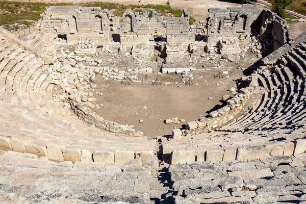 Teatro Antigua Ciudad Patara Antalya Turquía —  Fotos de Stock