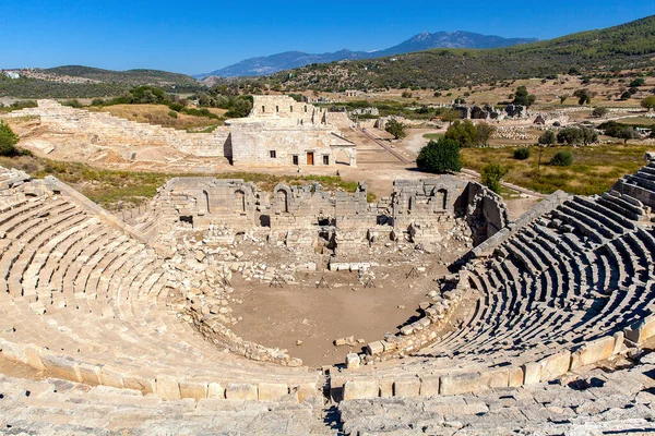 Teatro Antigua Ciudad Patara Antalya Turquía — Foto de Stock