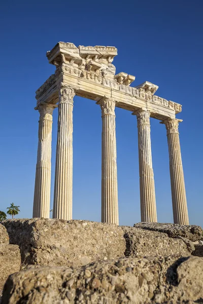 Tempel Der Antiken Apollo Ruinen Antalya Türkei — Stockfoto