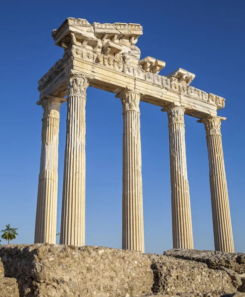Храм Древних Руин Аполлона Анталья Турция — стоковое фото