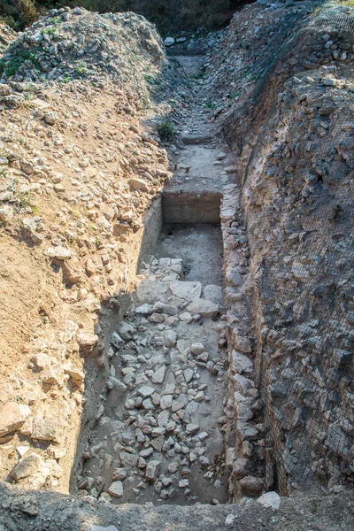 Ruins Ancient City Troy Turkey — Stock Photo, Image