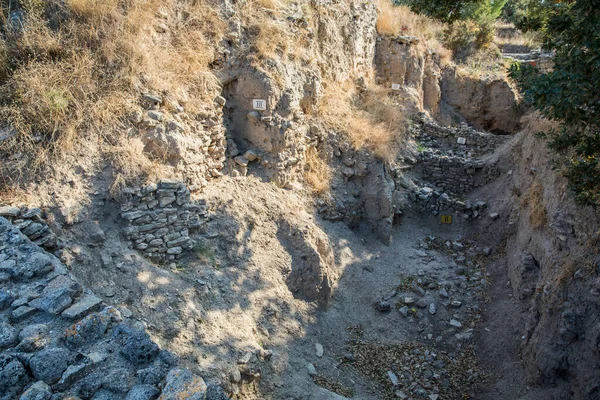 Les Ruines Ancienne Ville Troie Turquie — Photo