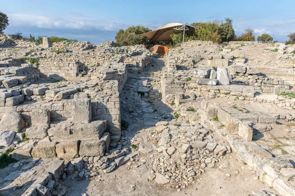 Les Ruines Ancienne Ville Troie Turquie — Photo