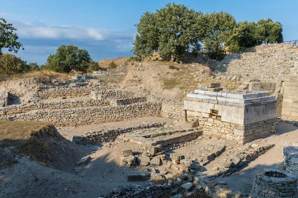 Las Ruinas Antigua Ciudad Troya Turquía — Foto de Stock