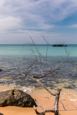 Sunset Beach, Koh rong samloem Adası, Sihanoukville, Kamboçya.