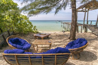 Sunset Beach, Koh rong samloem Adası, Sihanoukville, Kamboçya