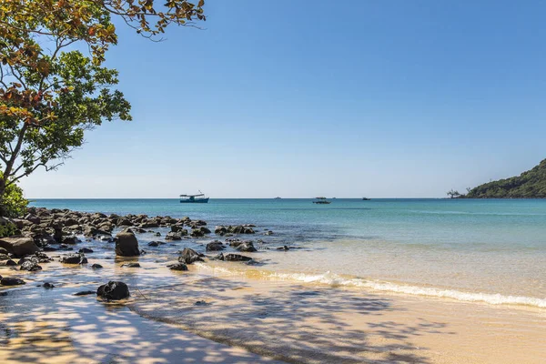 Tembel plaj, koh rong samloem adası, Sihanoukville, Kamboçya.