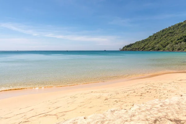 Tembel plaj, koh rong samloem adası, Sihanoukville, Kamboçya.