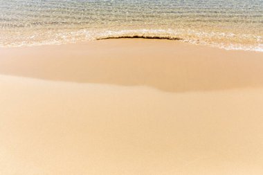Kum, tembel plaj, koh rong samloem adası, Sihanoukville, Kamboçya.
