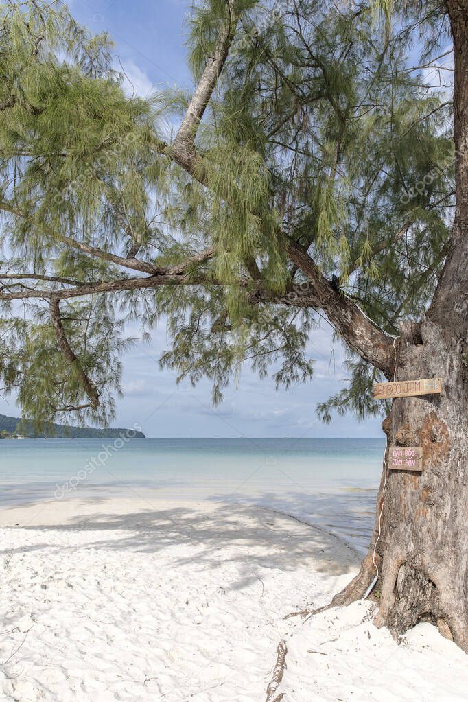 saracen bay beach, koh rong samloem island, sihanoukville, Cambodia.