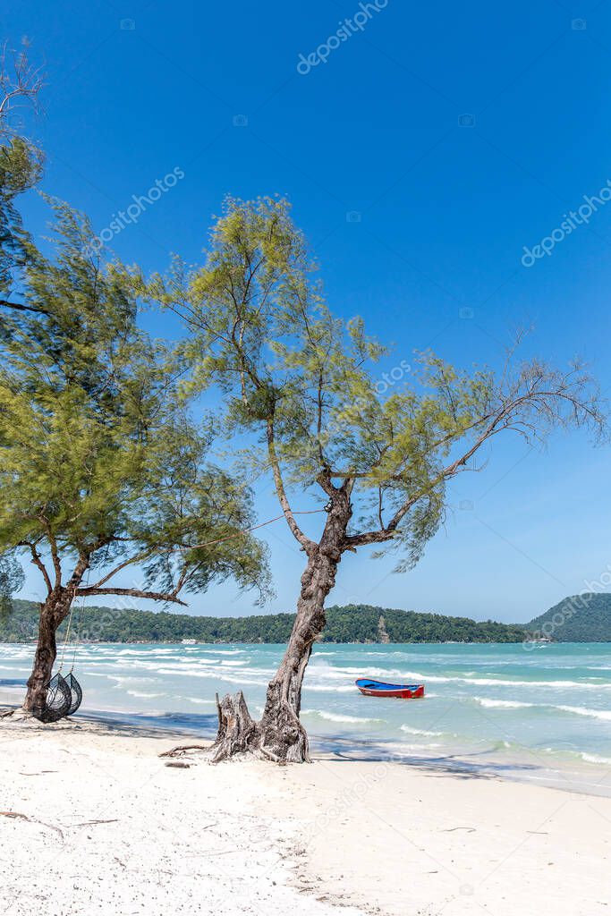 saracen bay beach, koh rong samloem island, sihanoukville, Cambodia.