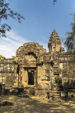 Angkor Wat kompleksindeki Bakong Prasat tapınağı, Siem Reap, Kamboçya.