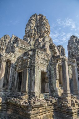 Bayon Tapınağının Yüzleri, Siem Reap, Kamboçya.