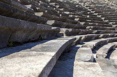 Türkiye 'nin Antalya kentindeki antik Kentin Tiyatrosu.