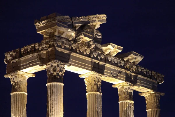 Romok Templom Apollo Található Antalya Törökország — Stock Fotó