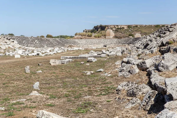 Ruines Stade Grec Antique Perge Antalya Turquie — Photo