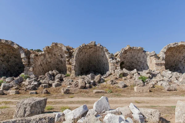 Ruines Stade Grec Antique Perge Antalya Turquie — Photo